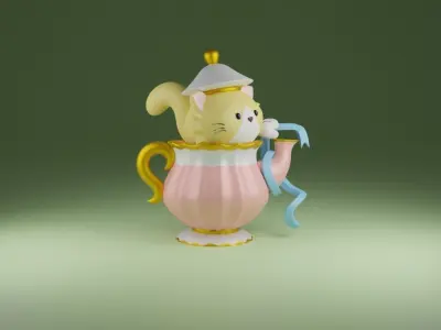 Tea time 3D print model