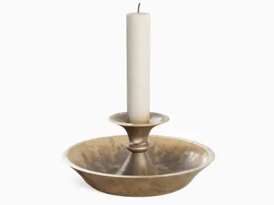 Candle Holder 01 Low-poly 3D model
