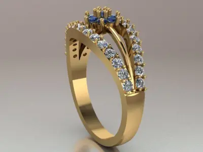 Split Shank Ring 3D print model