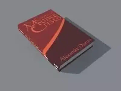 book Monte Cristo Free 3D model
