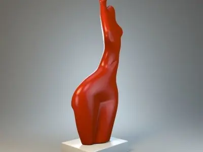 Sculpture Amazon 3D model