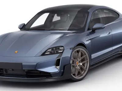 Porsche Taycan Turbo GT 2025 3D model