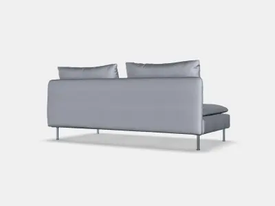 SODERHAMN 3-seat section 1 Low-poly 3D model