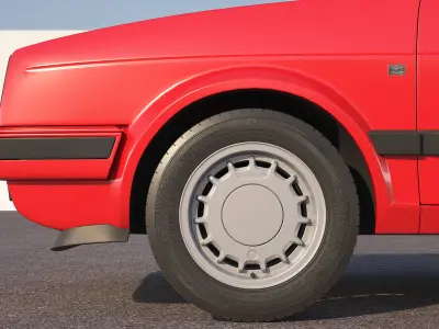 Volkswagen Golf 2 3D model