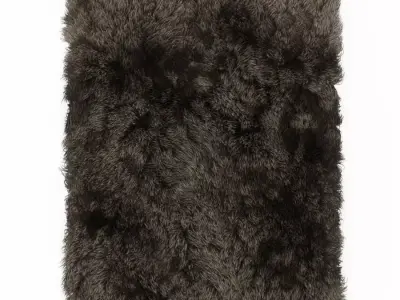 Carpet Fur Shaggi 01 3D model