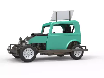 New Zealand Ministock car Scale 1 to 25 3D print model