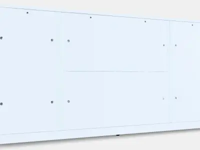 NORDLI Chest of 9 drawers Low-poly 3D model