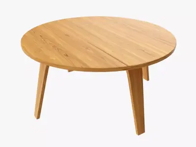 Round coffee table 02 3D model