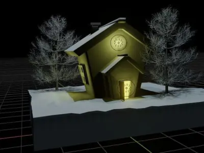 house of snow 3D model