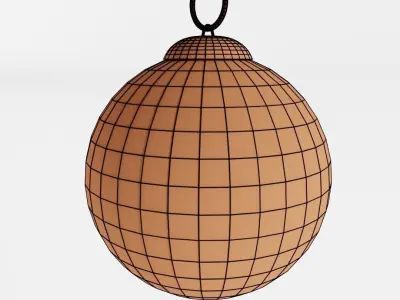 Antique Christmas Tree Bauble 3D model