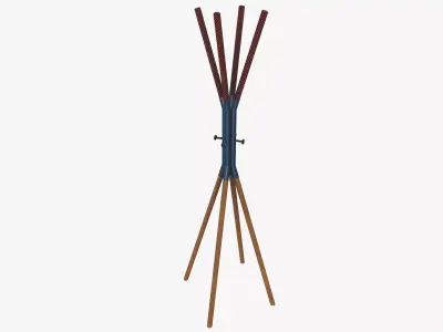 Coat Rack Low-poly 3D model purchase