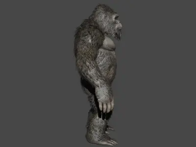 King kong Low-poly 3D model