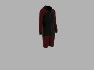 Sport Suit Low-poly 3D model 47