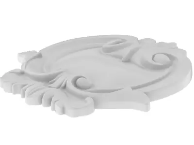 Cartouche Ornament 031 3D model