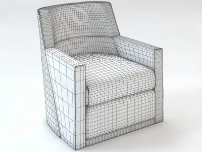 Giro Swivel Lounge Chair 3D model