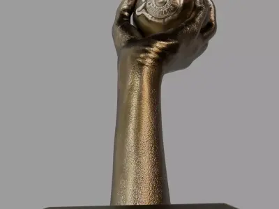 Halloween Eyeball Trophy 3D print model