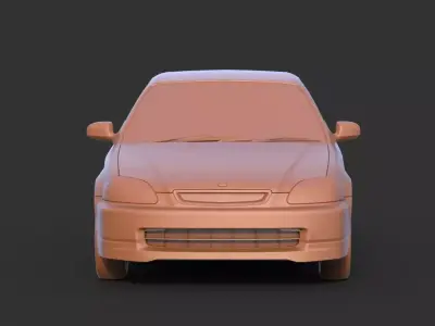 Honda Civic EK9 3D print model