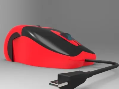 Mouse electric car charger Free 3D model