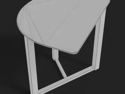 end table contemp 3D model