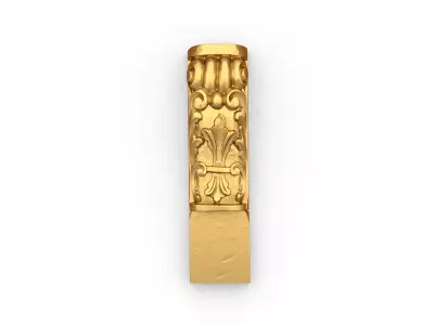 Classic decor ornament carved 24  3D model
