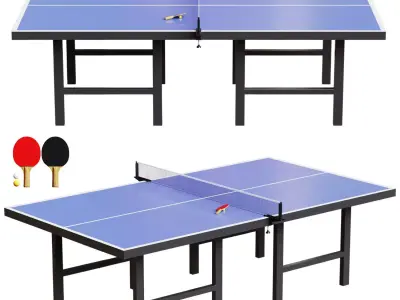 Tennis table 3D model