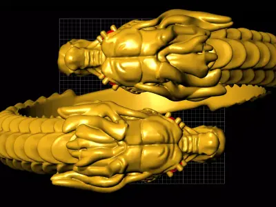 bRACELETE DRAGAO 3D model