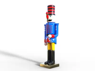 Nutcracker Christmas Pack Low-poly 3D model