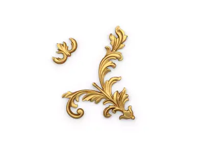 Classic decor ornament 329 3D model