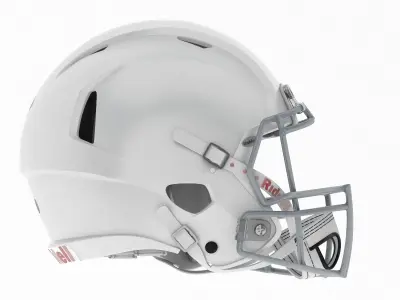 Riddell Victor Youth Football Helmet with Facemask 3D model