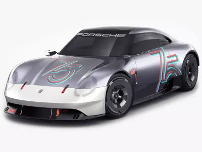 Porsche 357 Vision Concept 2023 3D model