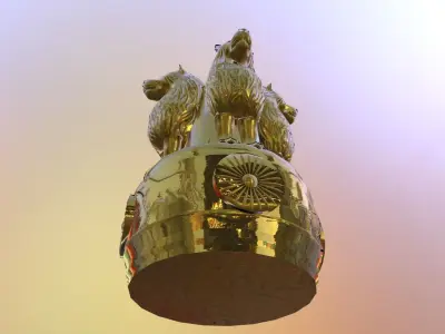 Indian National Emblem 3D model