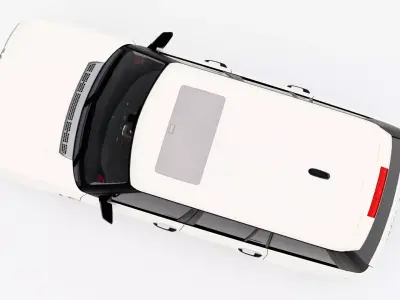 Land Rover Range Rover Supercharged 2008 Low-poly 3D model