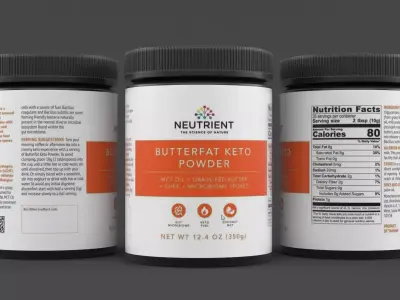 Protein Powder 3D model 124