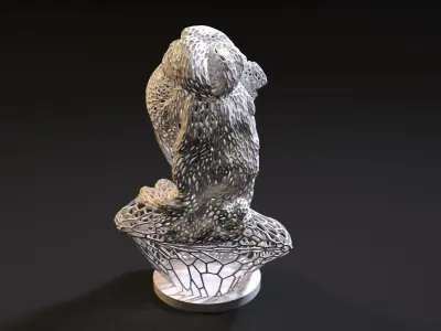 Bust girl 3D print model