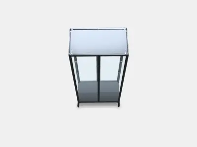 MILSBO Glass-door cabinet 3D model
