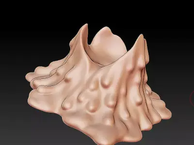 Melted Candle 3D model