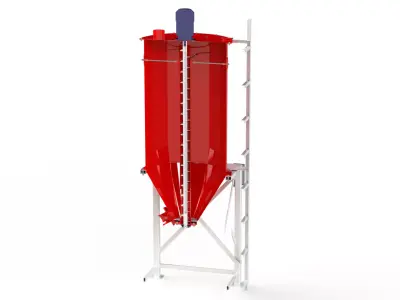 WG 4009 - Vertical feed mixer 3D model