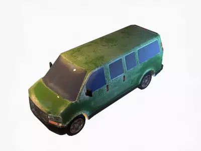 Old Car 2 Low-poly 3D model