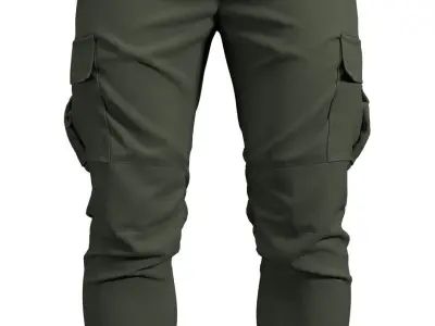 Cargo Pants - Marvelous Designer  3D model