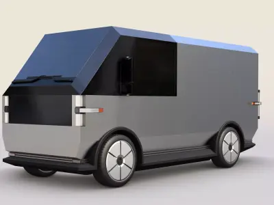 Canoo MPDV 2 Electric Van PBR 3D model