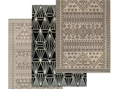 Rug Set 1313 3D model
