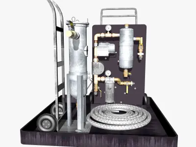 Diesel Fuel Tank Model 3D model