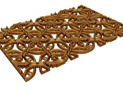 Classic decor ornament 120 3D print model