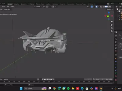 Sports Car Apollo Evo Low-poly 3D model