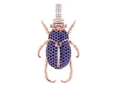 hip hop Bee Custom Pendant 3D print model