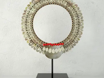 Decorative Tribal Necklace by ZARA HOME 3D model