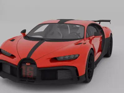 Bugatti Chiron R 3D model