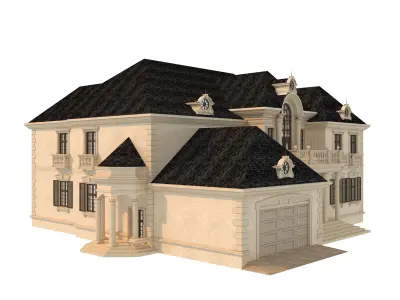 architecture luxury villa  3D model