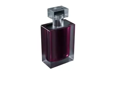 Luxury Perfume Scent Bottle  Modern Cosmetic Fragrance 3D model