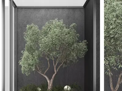 INDOOR PLANT SET 0- tree and bush 3D model